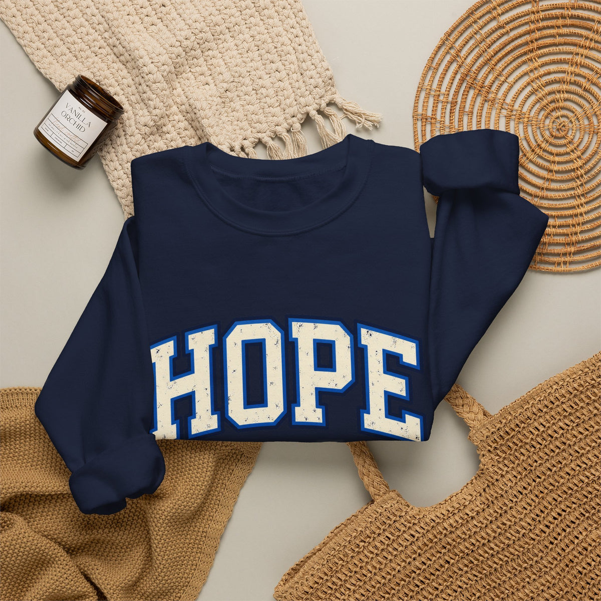 Copy of Brave Crewneck Sweatshirt – Varsity Lettering Pullover