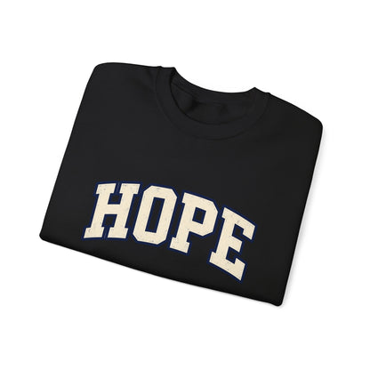 Hope Crewneck Sweatshirt — Retro Collegiate Graphic Pullover