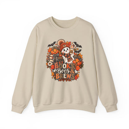 Halloween 'Ok Boos & Brew' Crewneck Sweatshirt