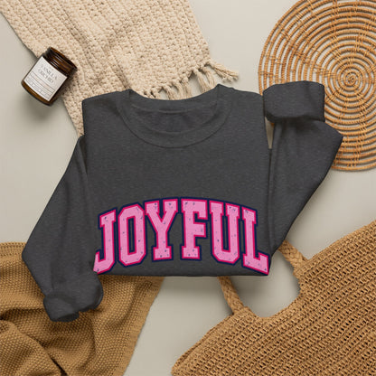 Joyful Pink Crewneck Sweatshirt