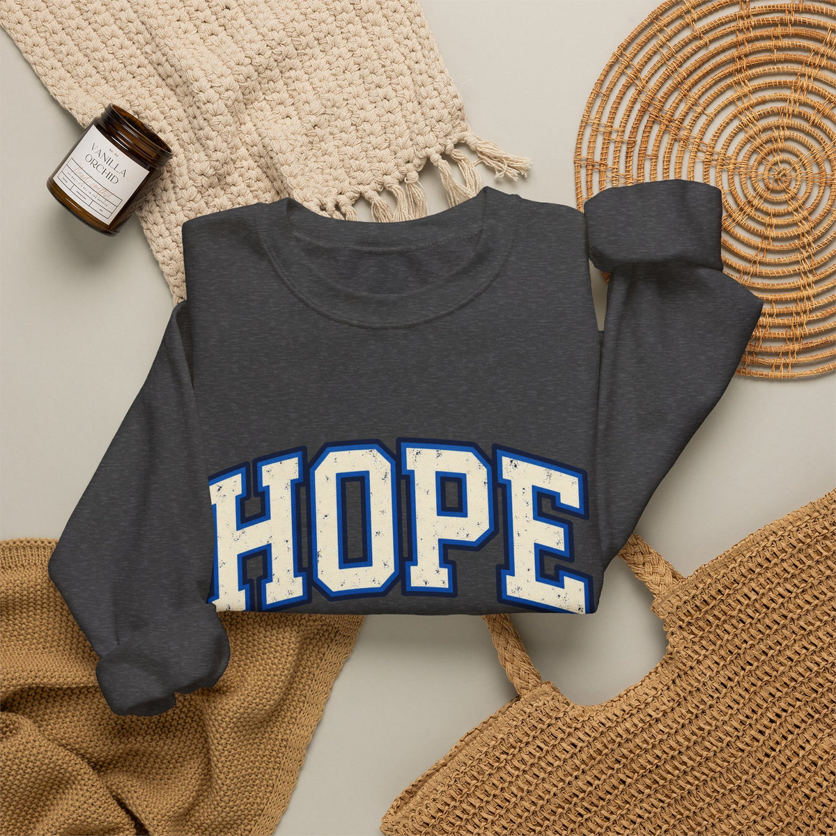 Copy of Brave Crewneck Sweatshirt – Varsity Lettering Pullover