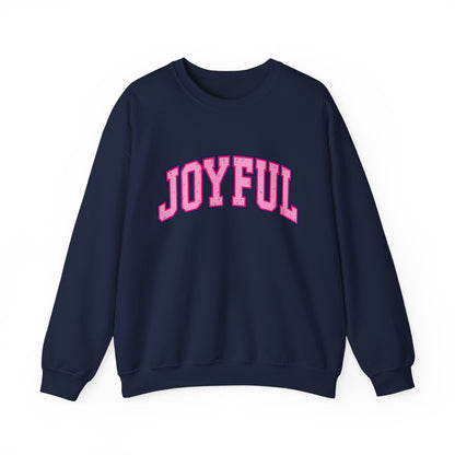 Joyful Pink Crewneck Sweatshirt