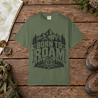 Born to roam BW | Vintage Mountain Hiking Tee