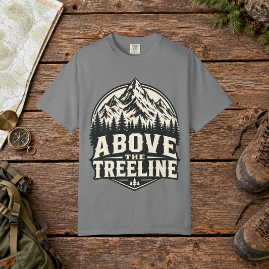 Above the treeline BW | Vintage Mountain Hiking Tee