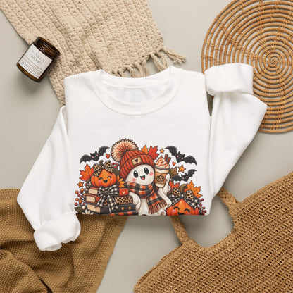 Halloween 'Ok Boos & Brew' Crewneck Sweatshirt