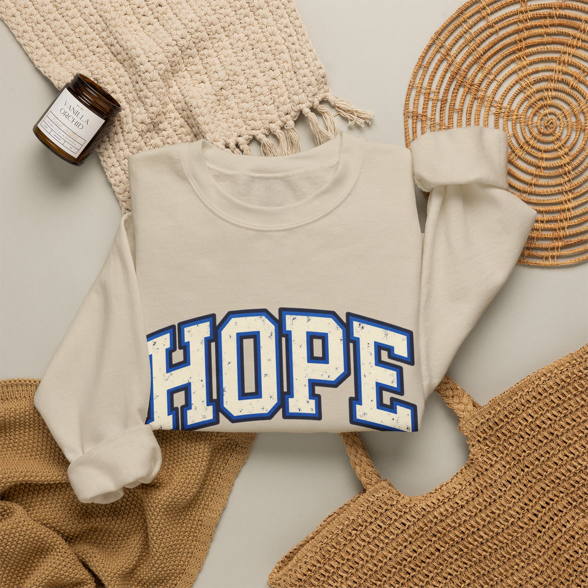 Copy of Brave Crewneck Sweatshirt – Varsity Lettering Pullover