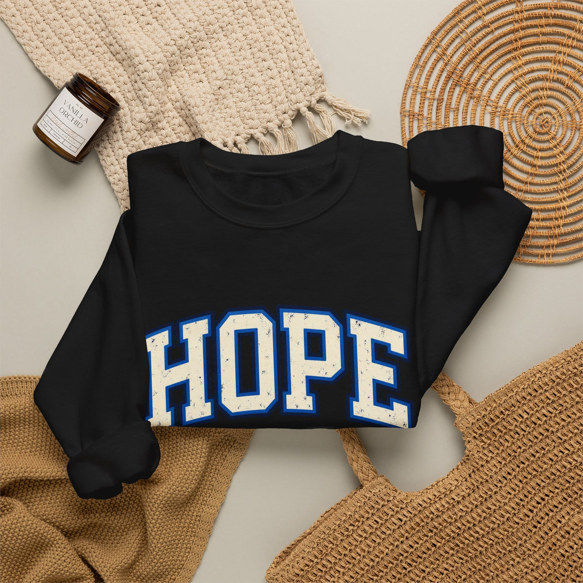 Copy of Brave Crewneck Sweatshirt – Varsity Lettering Pullover