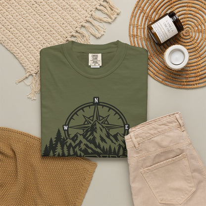 Alpine state of mind BW | Vintage Mountain Hiking Tee