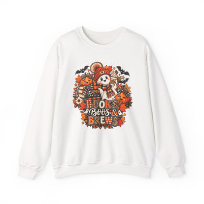Halloween 'Ok Boos & Brew' Crewneck Sweatshirt