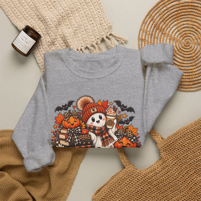 Halloween 'Ok Boos & Brew' Crewneck Sweatshirt