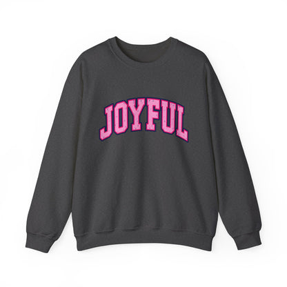 Joyful Pink Crewneck Sweatshirt