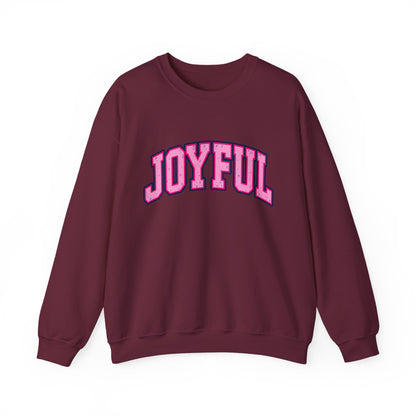 Joyful Pink Crewneck Sweatshirt