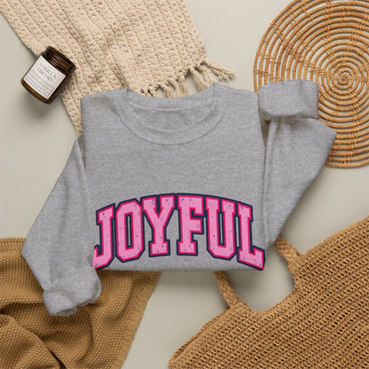 Joyful Pink Crewneck Sweatshirt