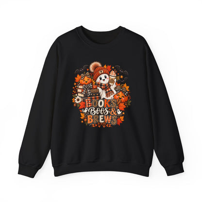 Halloween 'Ok Boos & Brew' Crewneck Sweatshirt