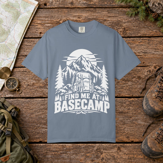 Find me at basecamp NC | Vintage Mountain Hiking Tee