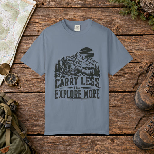 Carry Less explore more | Vintage Mountain Hiking Tee