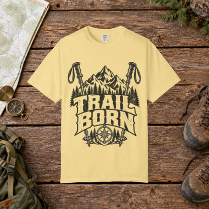 Trail Born BW | Vintage Mountain Hiking Tee