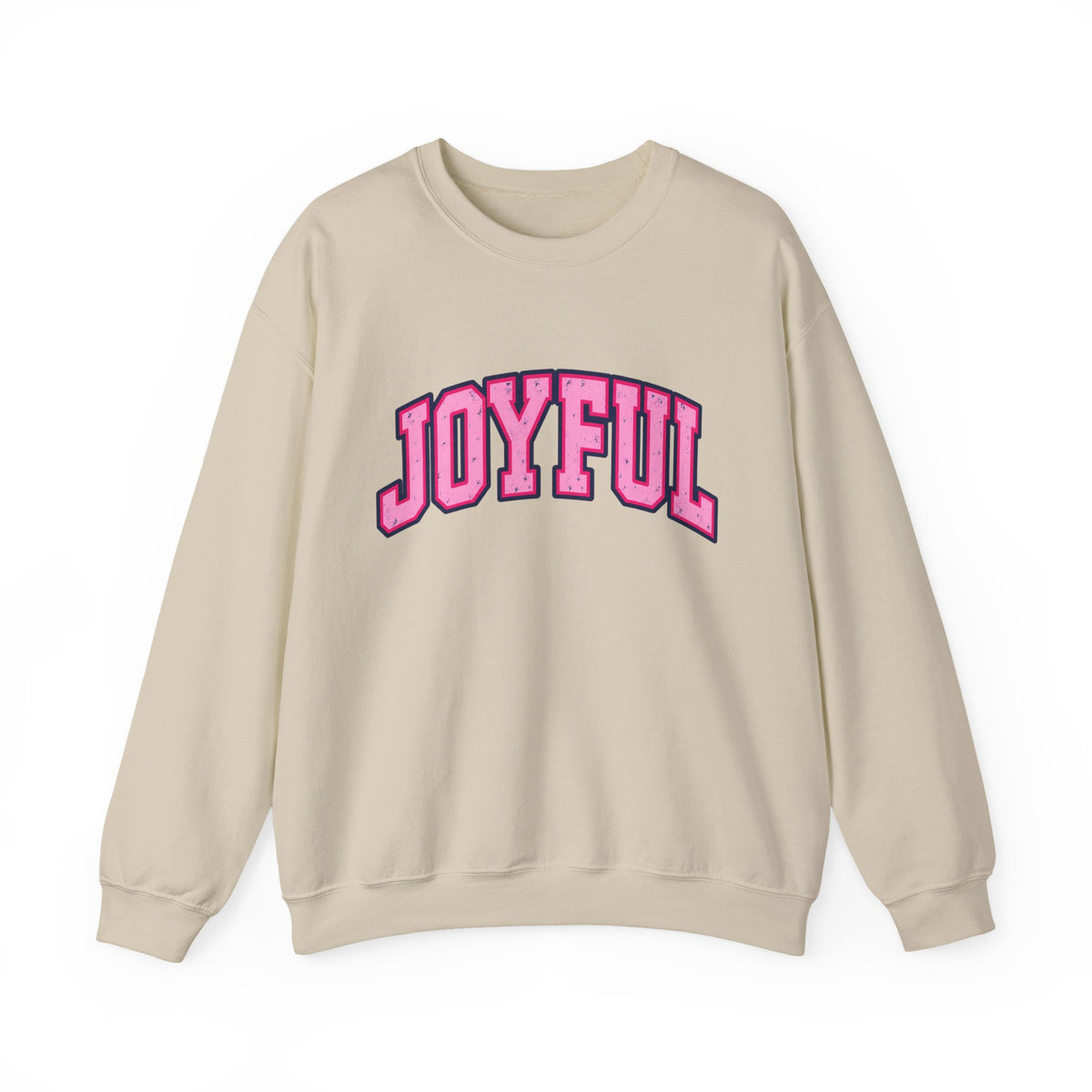 Joyful Pink Crewneck Sweatshirt
