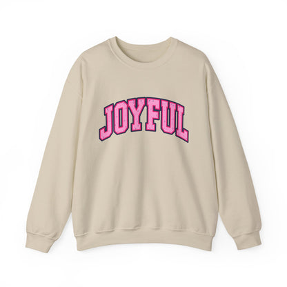 Joyful Pink Crewneck Sweatshirt