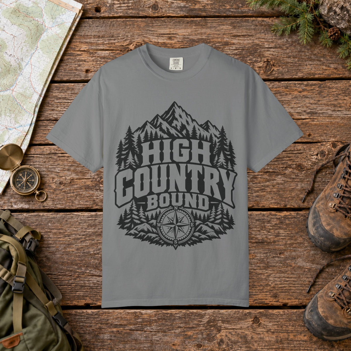High country bound BW | Vintage Mountain Hiking Tee