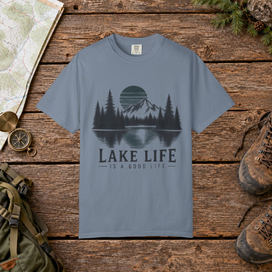 Lake Life is a good life | Vintage Mountain Hiking Tee