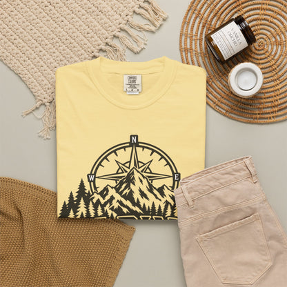 Alpine state of mind BW | Vintage Mountain Hiking Tee