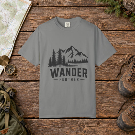 Wander further | Vintage Mountain Hiking Tee