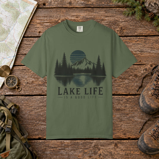 Lake Life is a good life | Vintage Mountain Hiking Tee