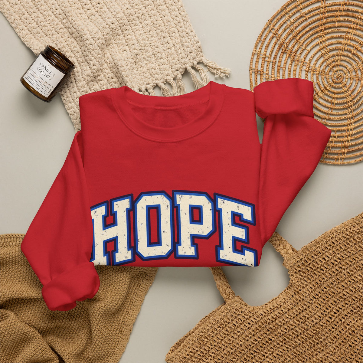 Copy of Brave Crewneck Sweatshirt – Varsity Lettering Pullover