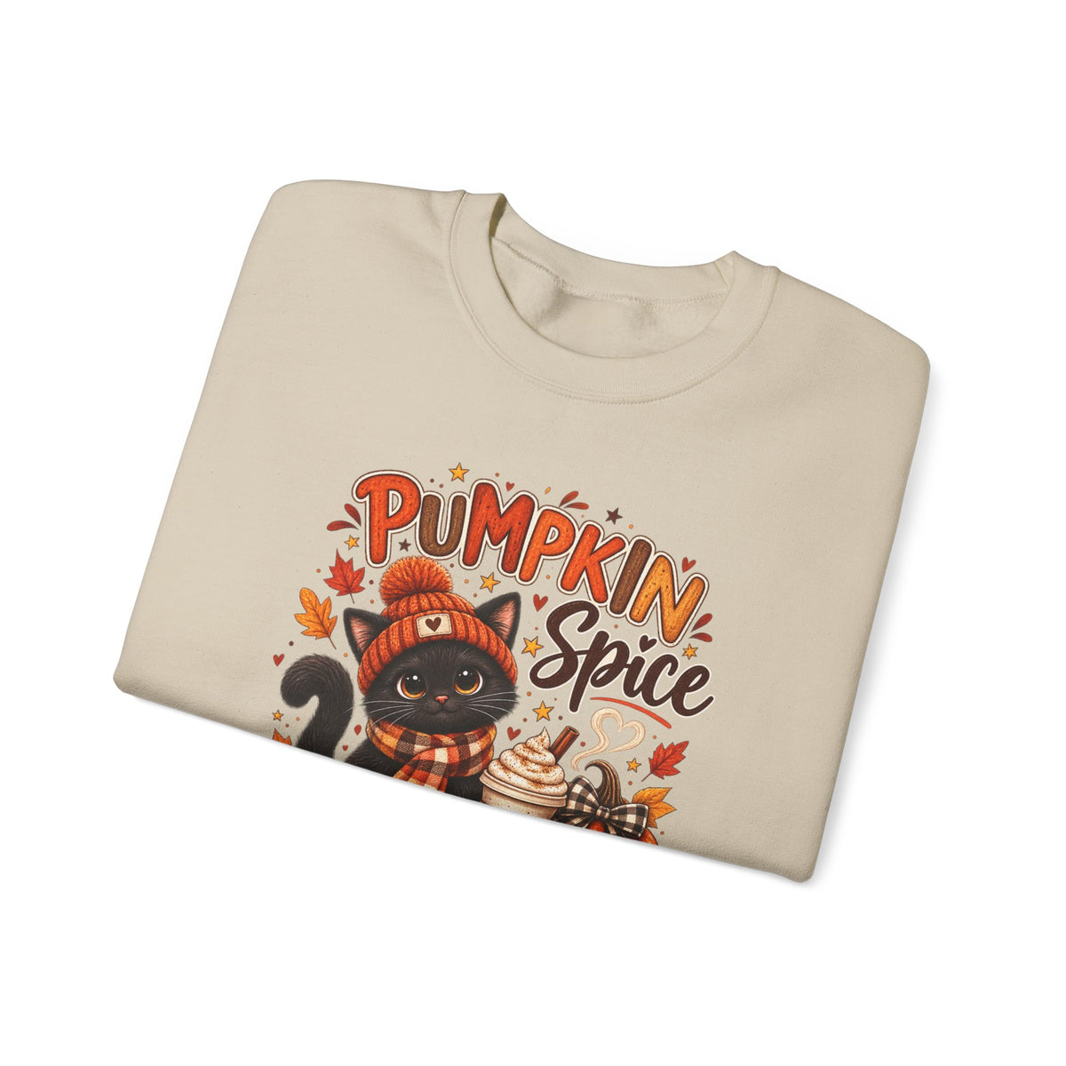 Sweatshirt — Pumpkin Spice & Everything Nice Cat Fall Crewneck