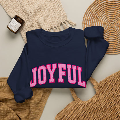 Joyful Pink Crewneck Sweatshirt