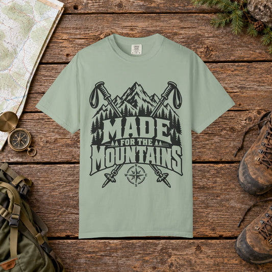 Made in the mountains BW | Vintage Mountain Hiking Tee