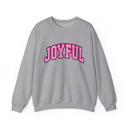 Joyful Pink Crewneck Sweatshirt