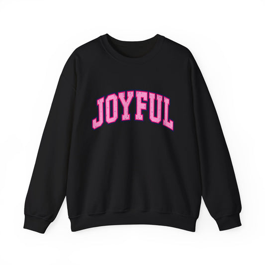 Joyful Pink Crewneck Sweatshirt