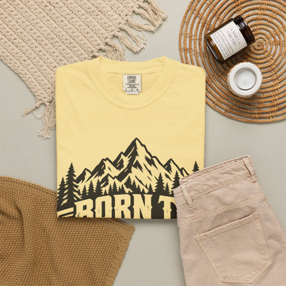 Born to roam BW | Vintage Mountain Hiking Tee
