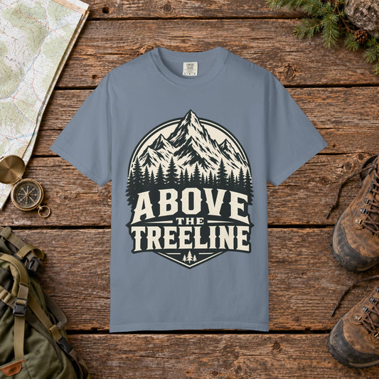 Above the treeline BW | Vintage Mountain Hiking Tee