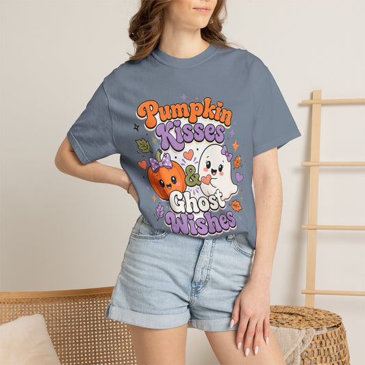 Pumpkin Kisses & Harvest Wishes T-Shirt