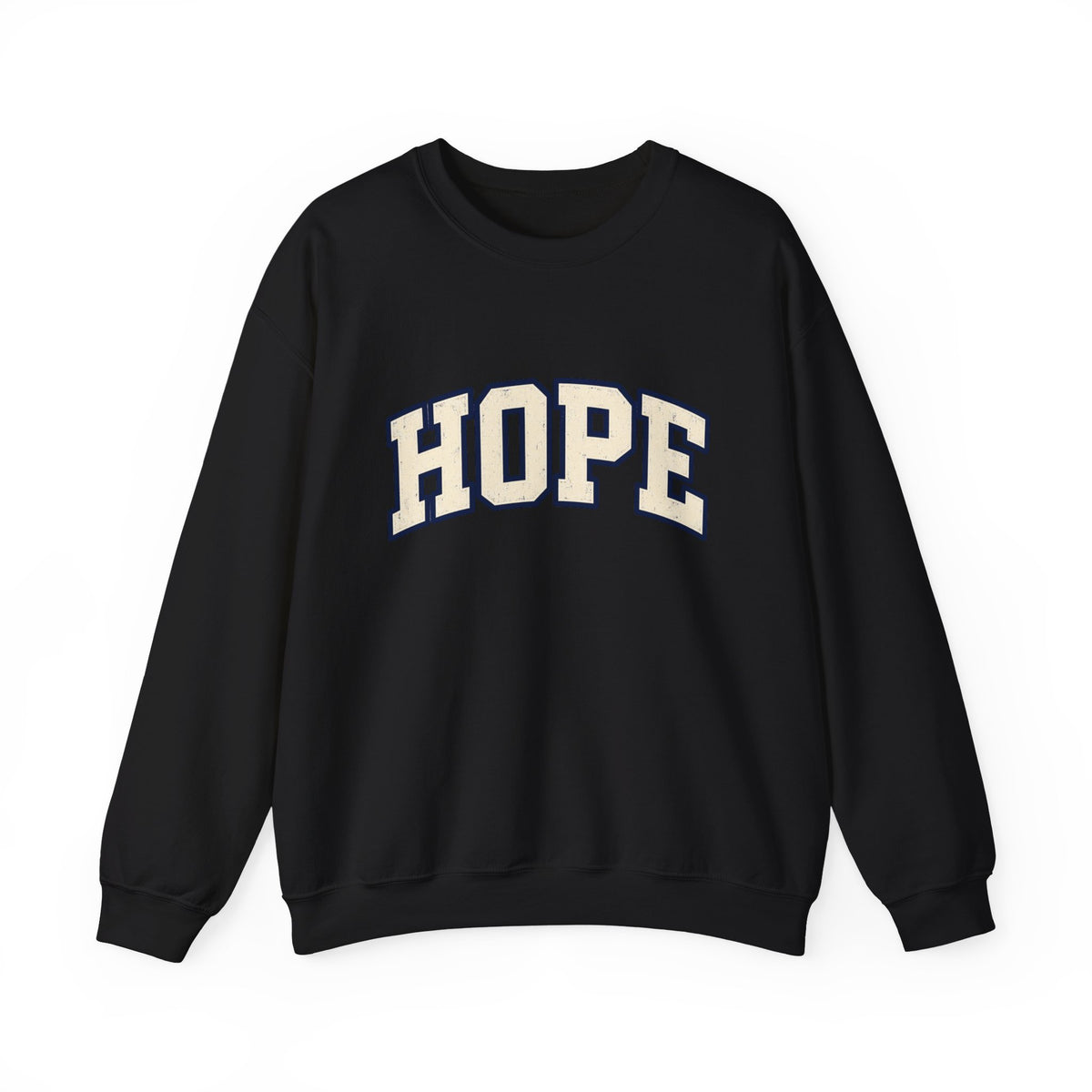 Hope Crewneck Sweatshirt — Retro Collegiate Graphic Pullover