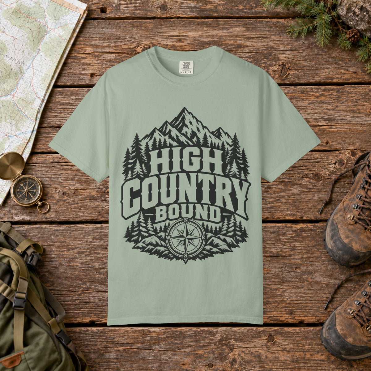 High country bound BW | Vintage Mountain Hiking Tee