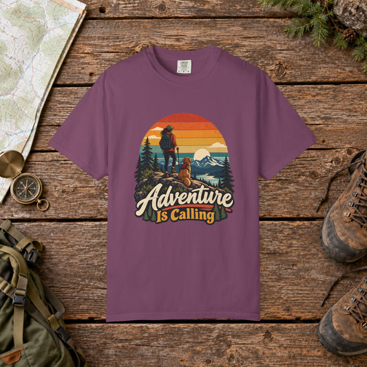 Adventure is calling | Vintage Mountain Hiking Tee