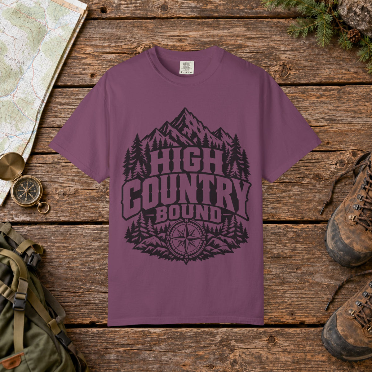High country bound BW | Vintage Mountain Hiking Tee